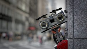 Fictional AI "Johnny 5," from the 1980s' movie, Short Circuit.